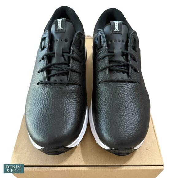 Nike Air Zoom Victory Tour 3 Golf Shoes Black White Leather Spiked Grip NEW~NIB! - Picture 6 of 16